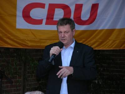 Dr.Markus Pieper auf der Wahlveranstaltung in Wadersloh
