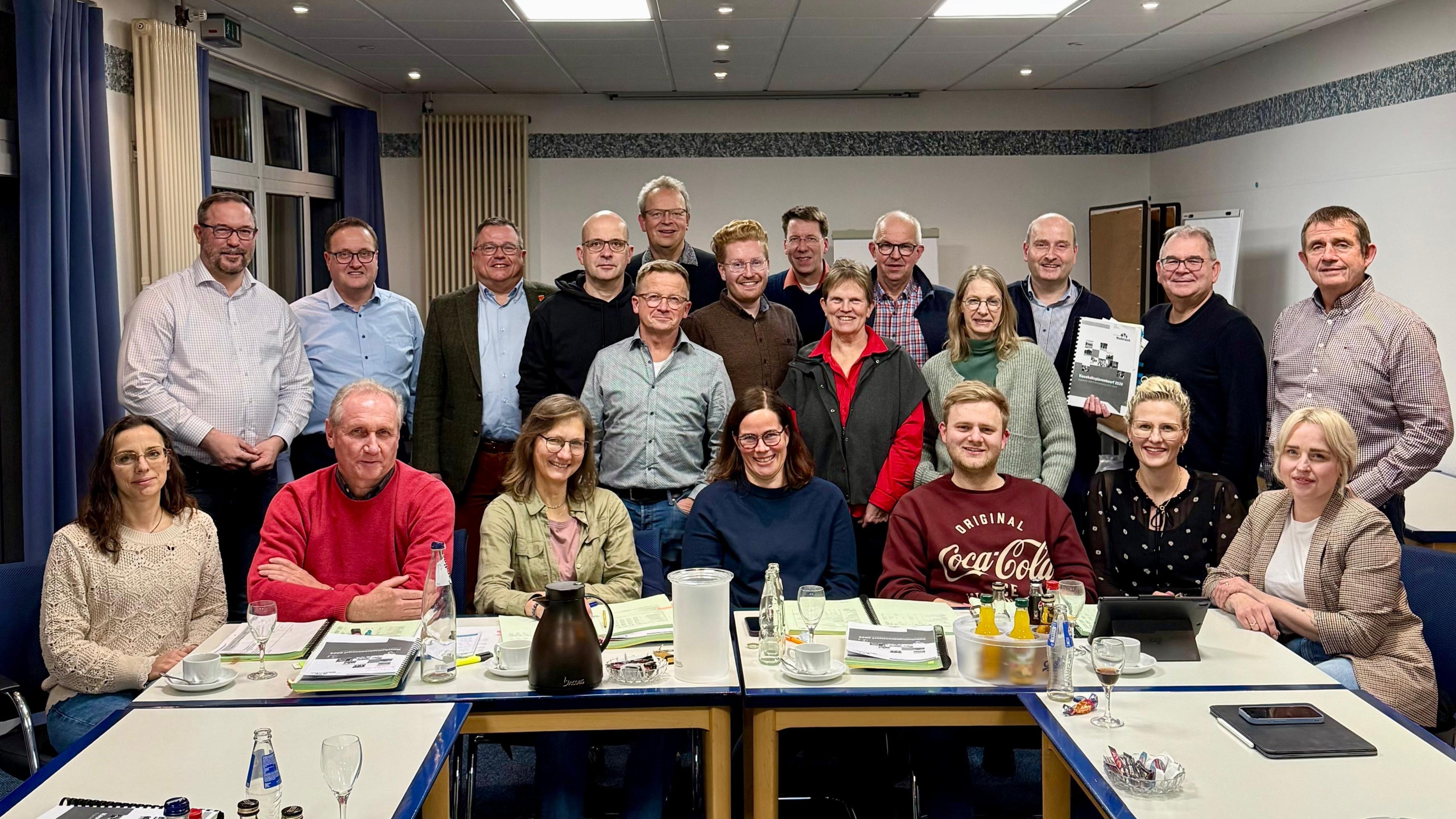 Die CDU-Fraktion  hatte BM Christian Thegelkamp und K�mmerer Norbert Morfeld auch in diesem Jahr zu ihren HH-Beratungen eingeladen.